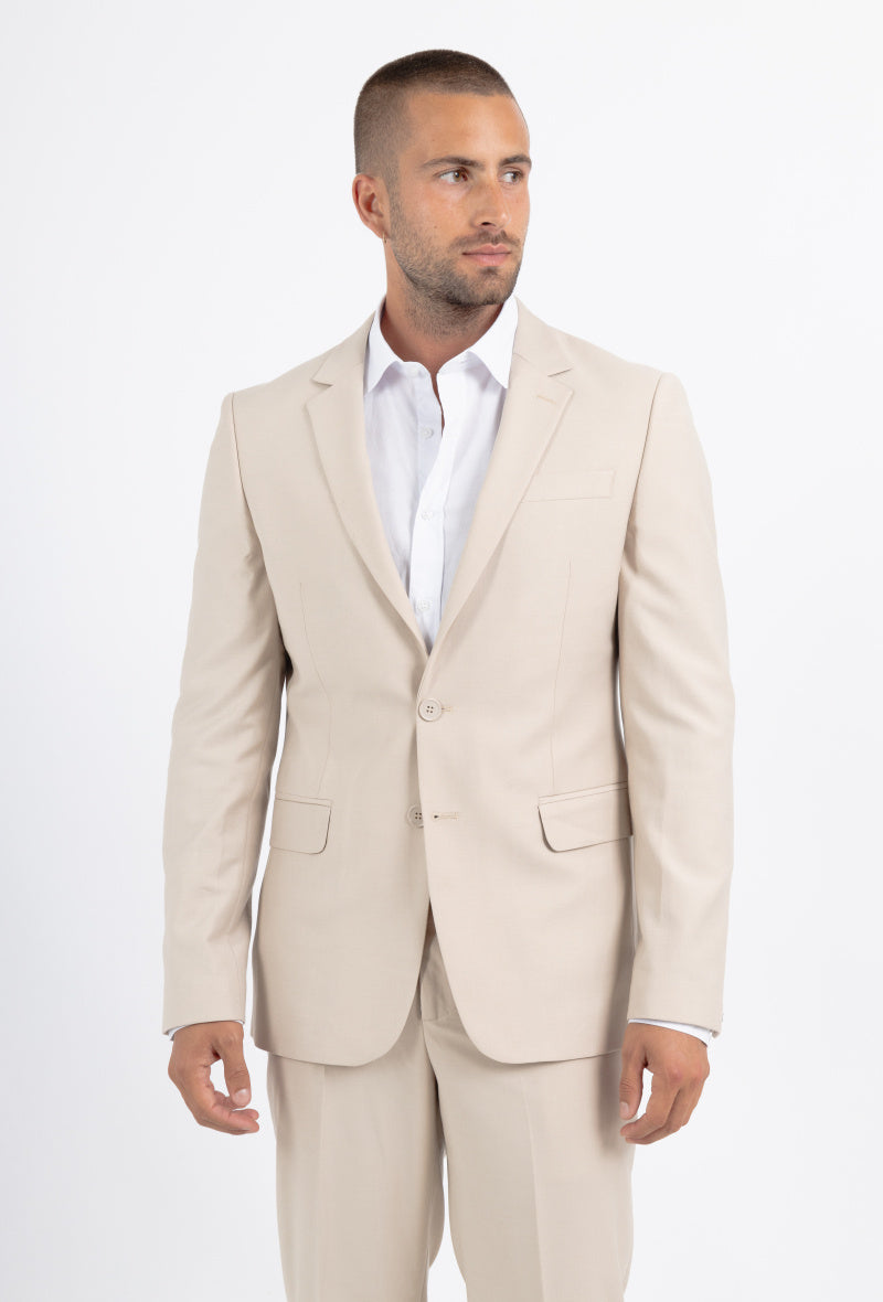 Ensemble de costume , veste et pantalon beige