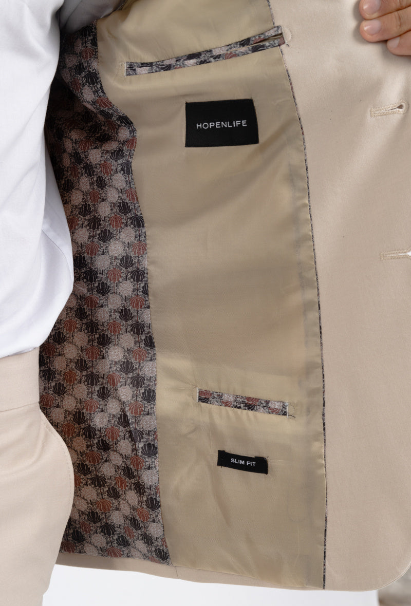 Ensemble de costume , veste et pantalon beige